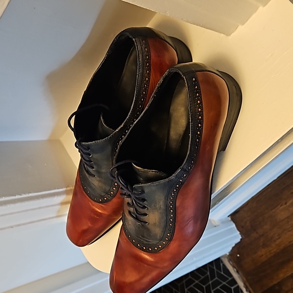 Messico mens red and blue shoes size 11 - Picture 3 of 7